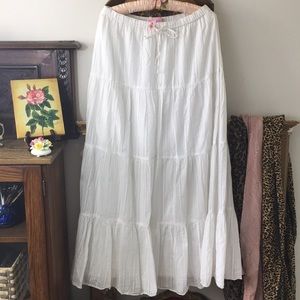 🌺NWOT Lilly Pulitzer White Maxi Skirt